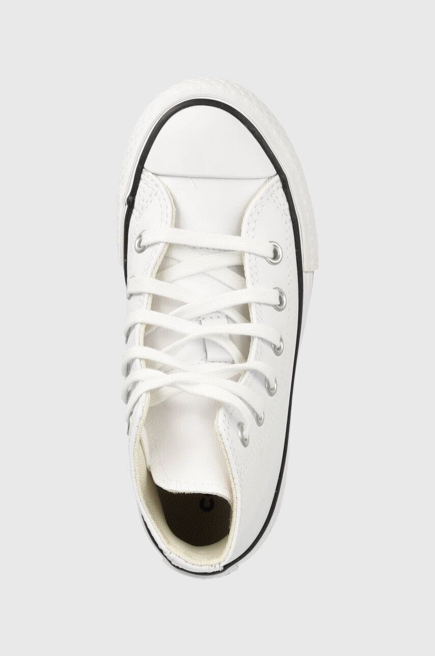 Converse Dětské kožené kecky CON OBUWIE A01016C EVA LIFT bílá barva - Pepit.cz