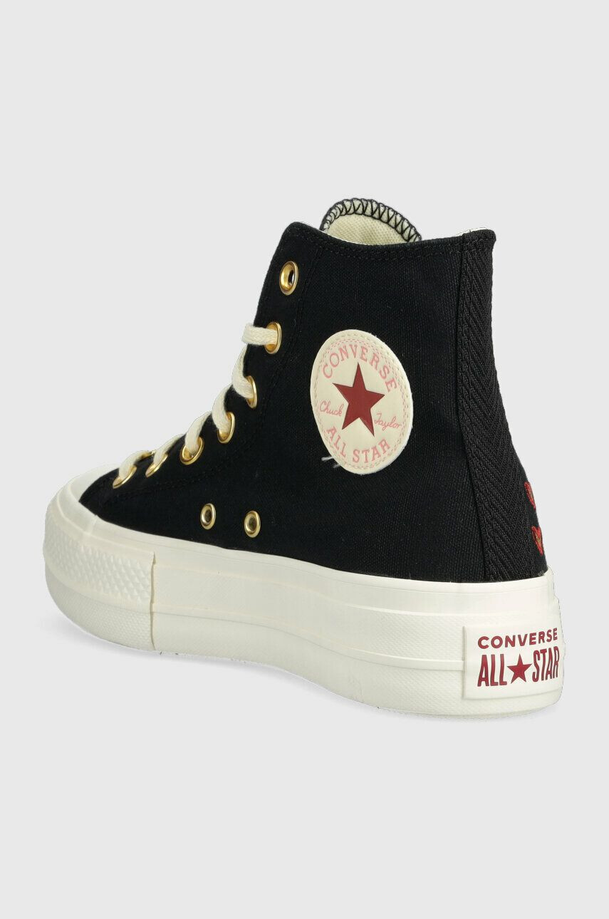 Converse Kecky Chuck Taylor All Star Lift HI dámské béžová barva A06092C - Pepit.cz