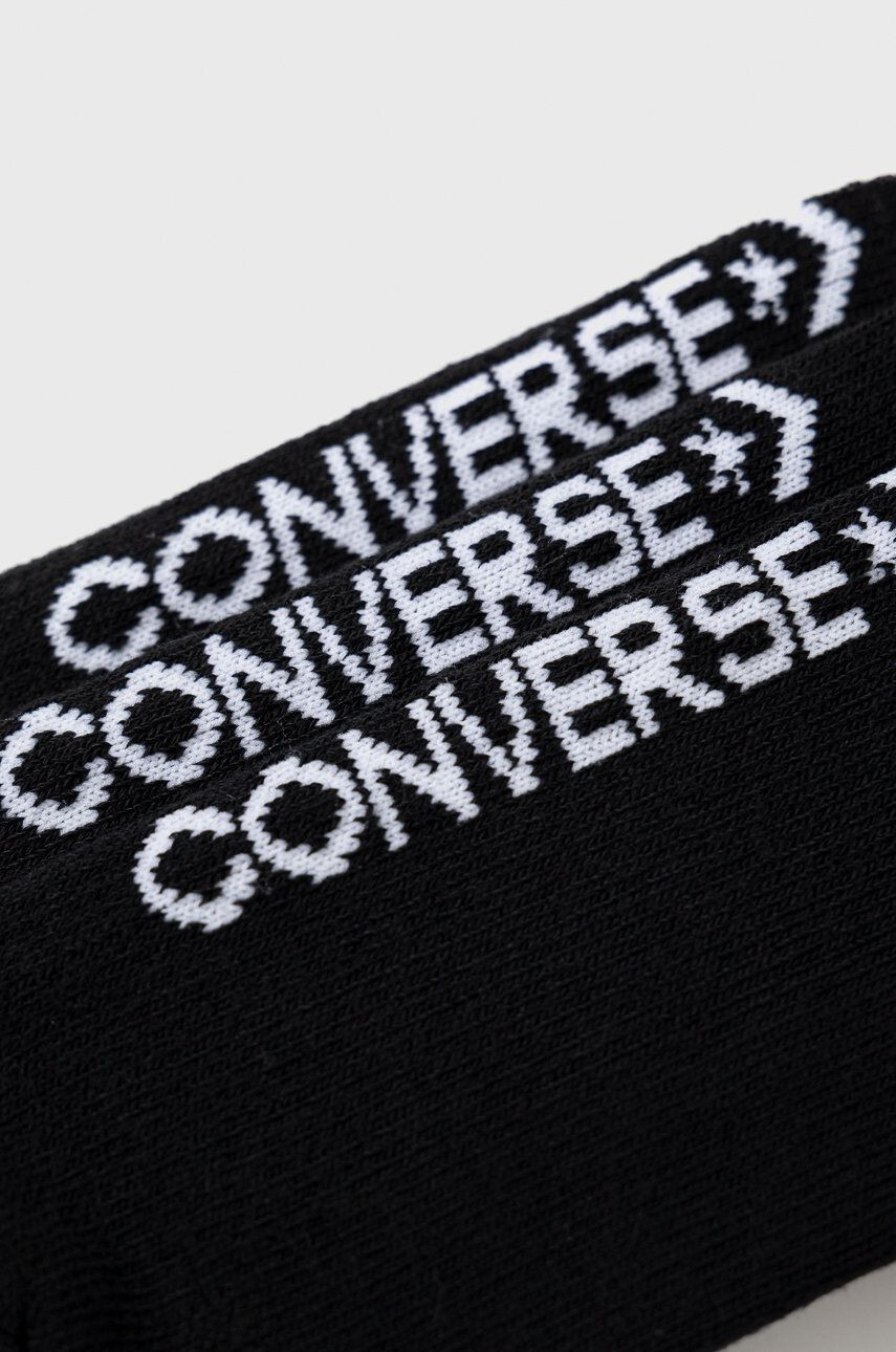 Converse Ponožky 3-pack pánské černá barva - Pepit.cz