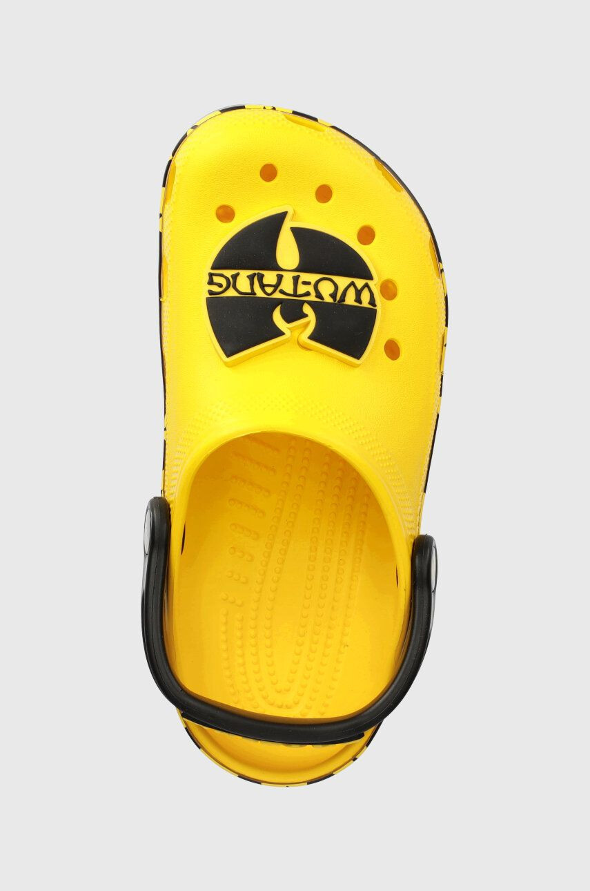 Crocs Dětské pantofle žlutá barva - Pepit.cz