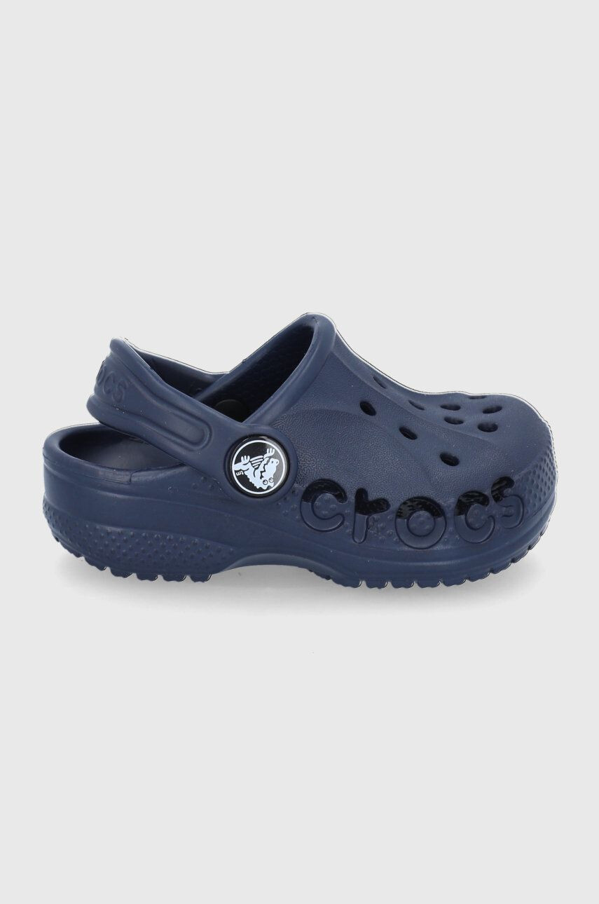 Crocs Dětské pantofle tmavomodrá barva - Pepit.cz