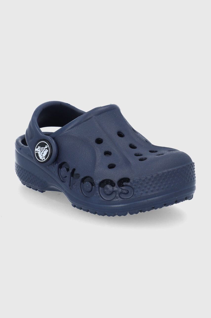 Crocs Dětské pantofle tmavomodrá barva - Pepit.cz