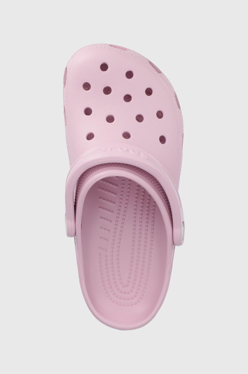 Crocs Dětské pantofle šedá barva - Pepit.cz