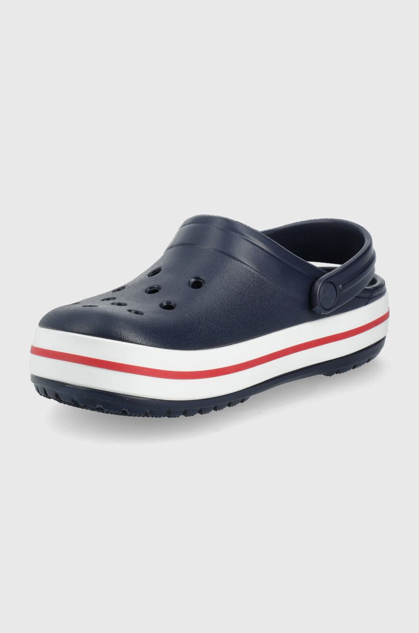 Crocs Dětské pantofle tmavomodrá barva - Pepit.cz