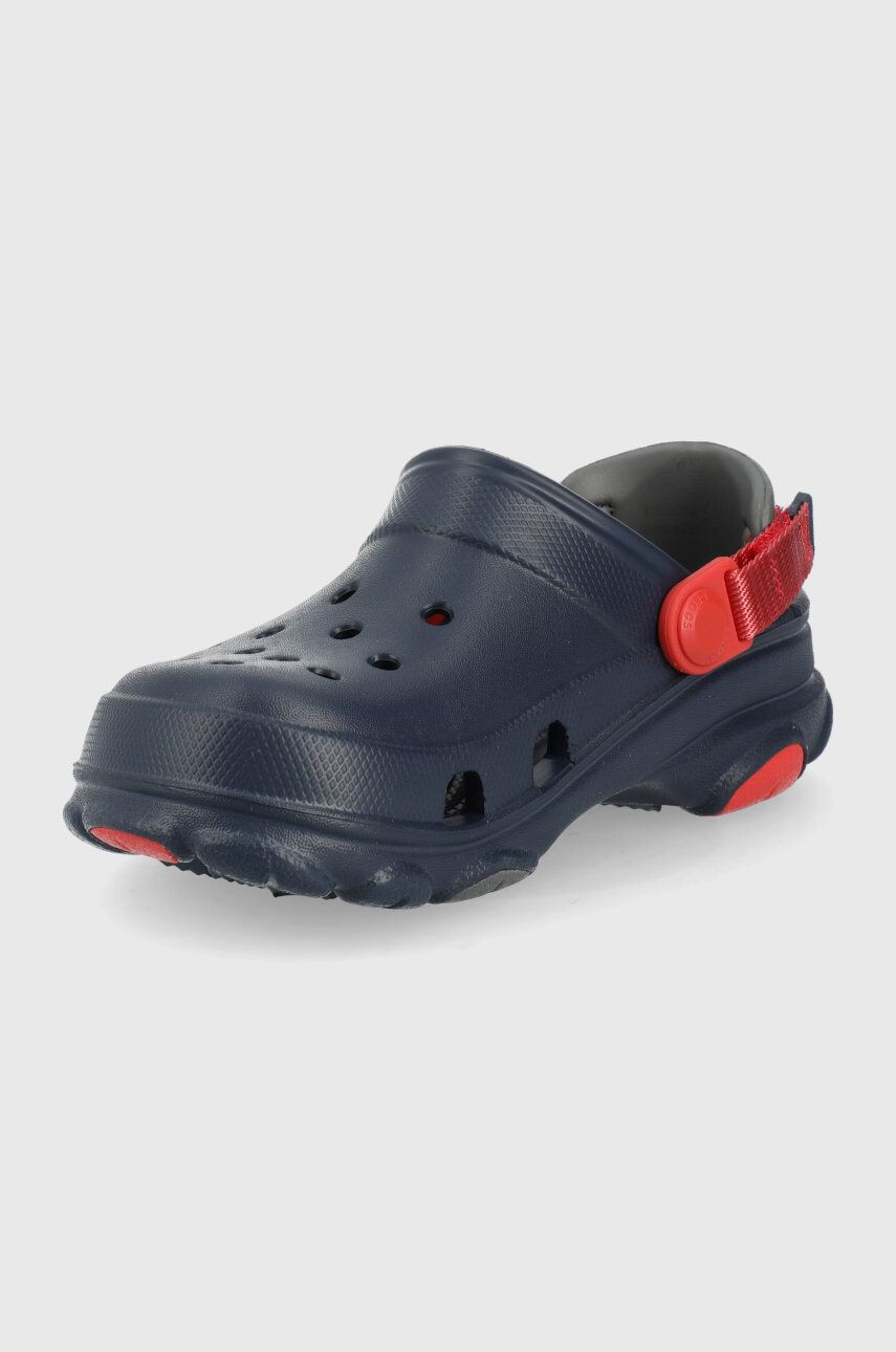 Crocs Dětské pantofle tmavomodrá barva - Pepit.cz