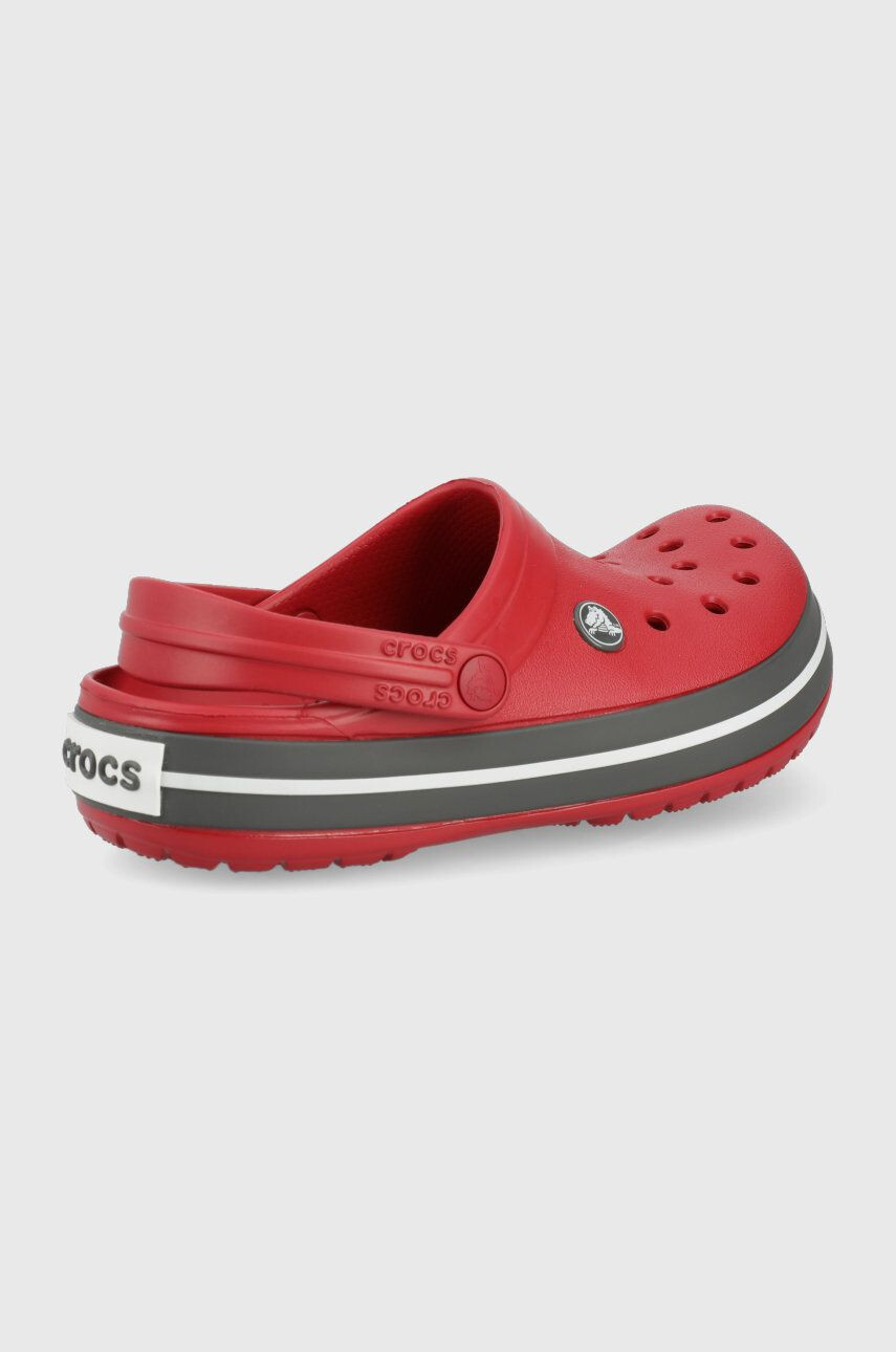 Crocs Dětské pantofle červená barva - Pepit.cz