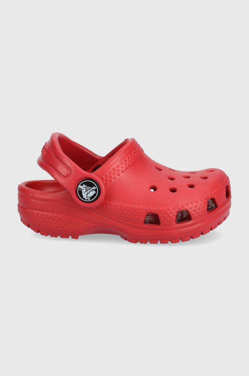 Crocs Dětské pantofle černá barva - Pepit.cz