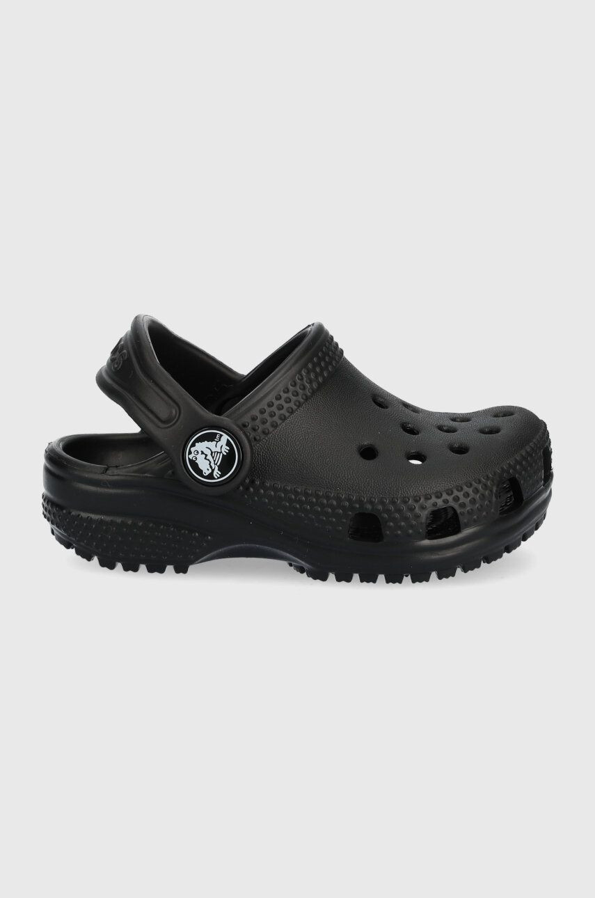 Crocs Dětské pantofle černá barva - Pepit.cz