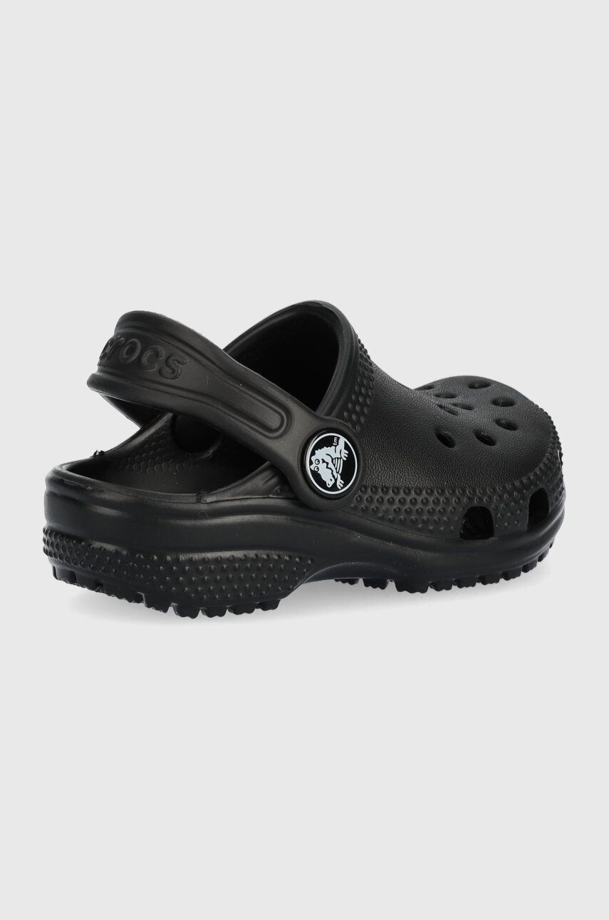 Crocs Dětské pantofle černá barva - Pepit.cz