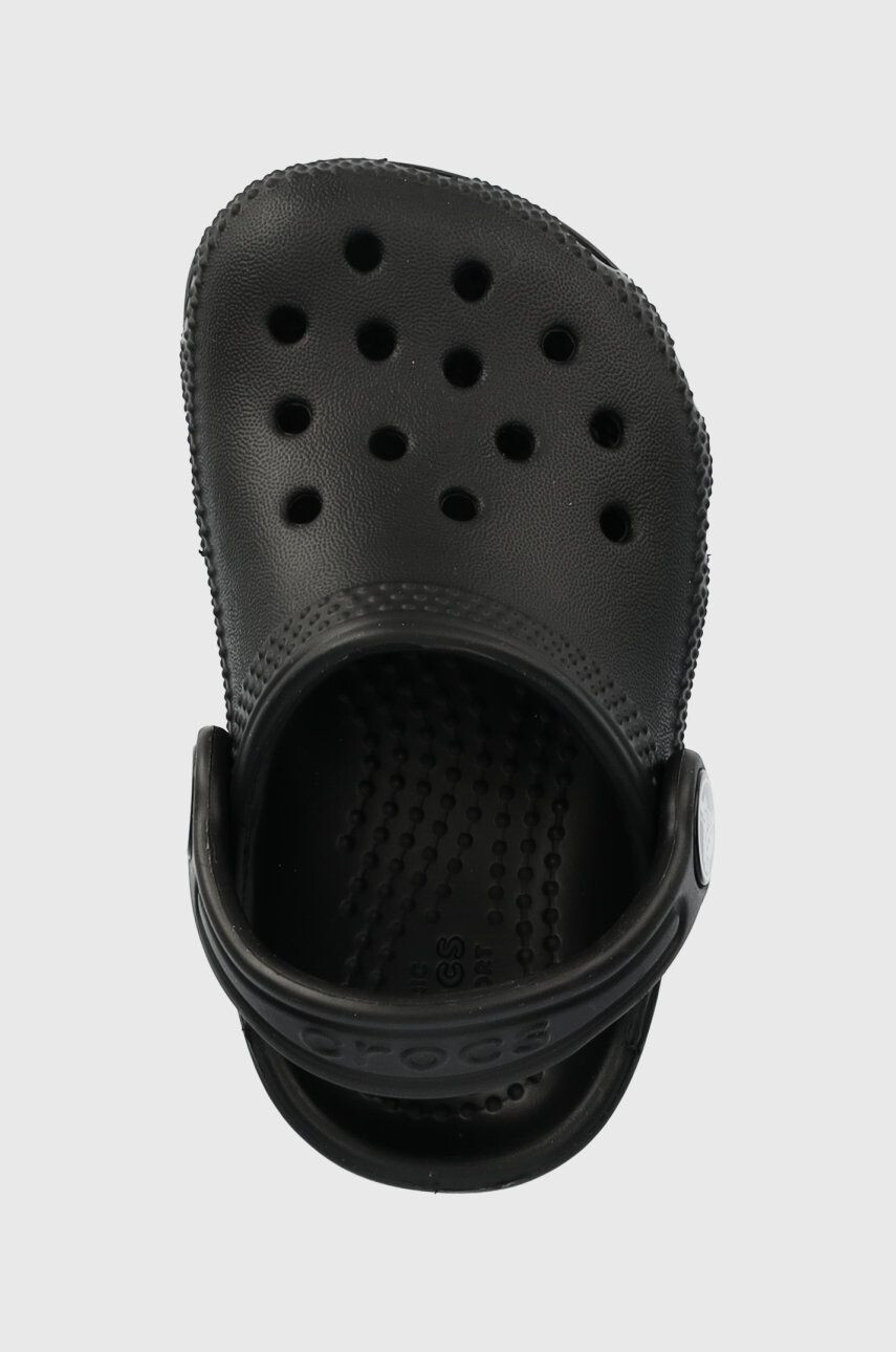 Crocs Dětské pantofle černá barva - Pepit.cz