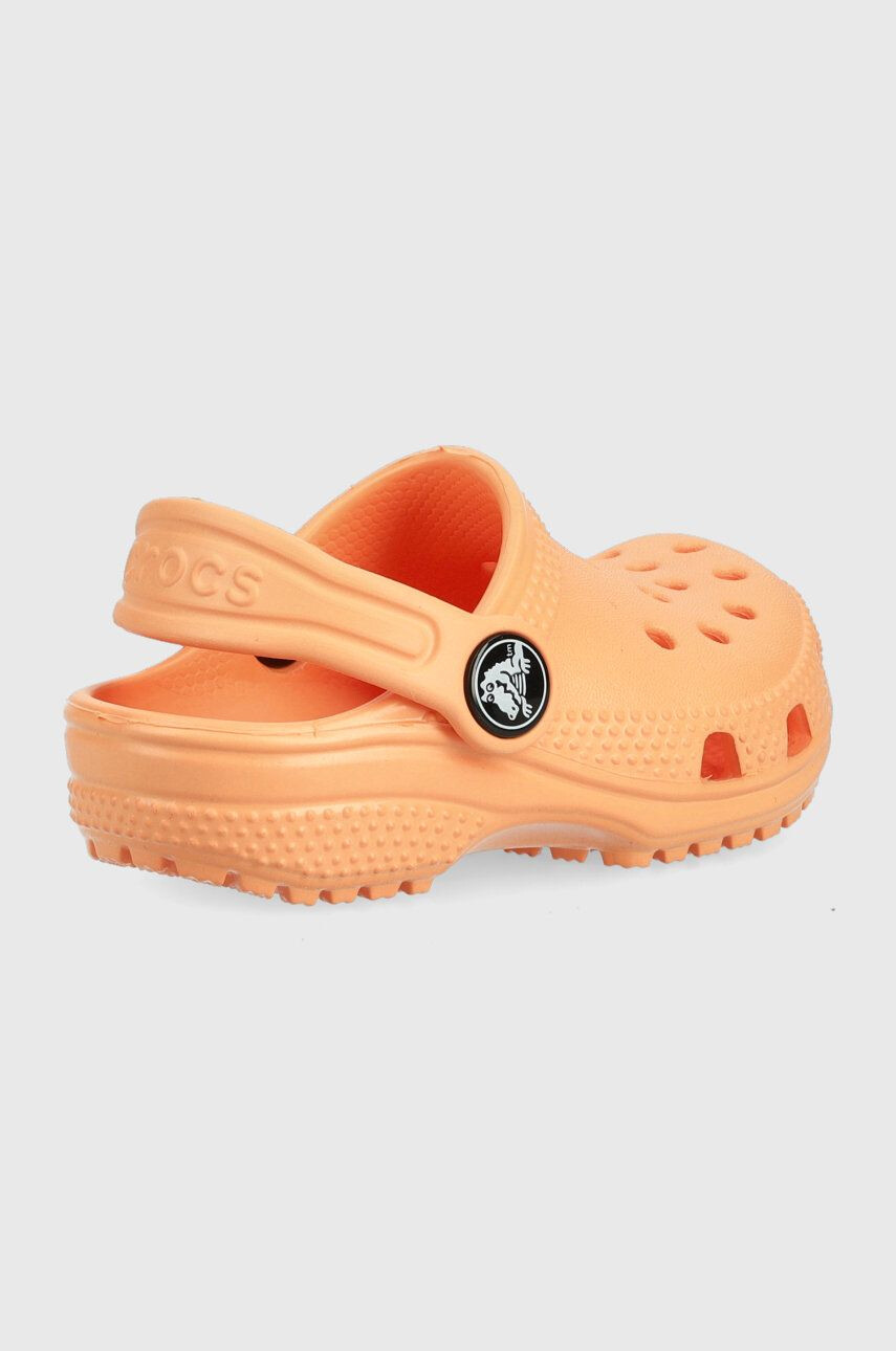 Crocs Dětské pantofle oranžová barva - Pepit.cz