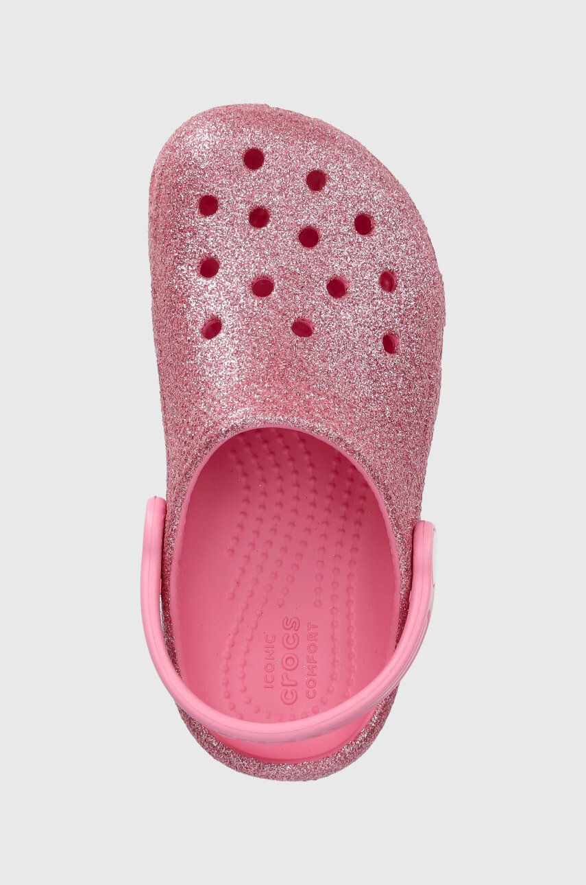 Crocs Dětské pantofle fialová barva - Pepit.cz