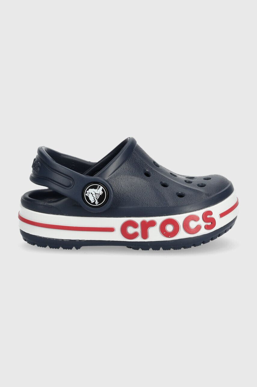 Crocs Dětské pantofle tmavomodrá barva - Pepit.cz