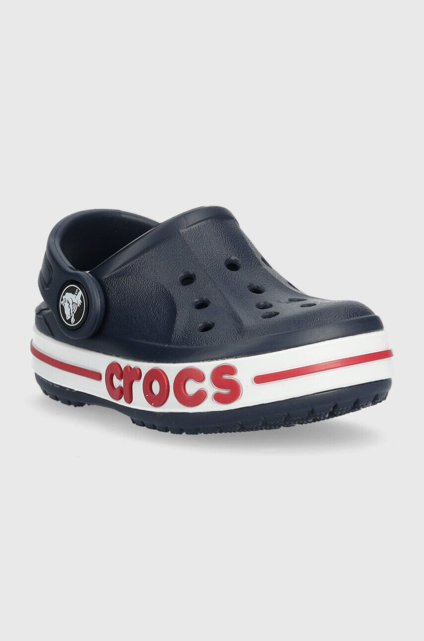 Crocs Dětské pantofle tmavomodrá barva - Pepit.cz