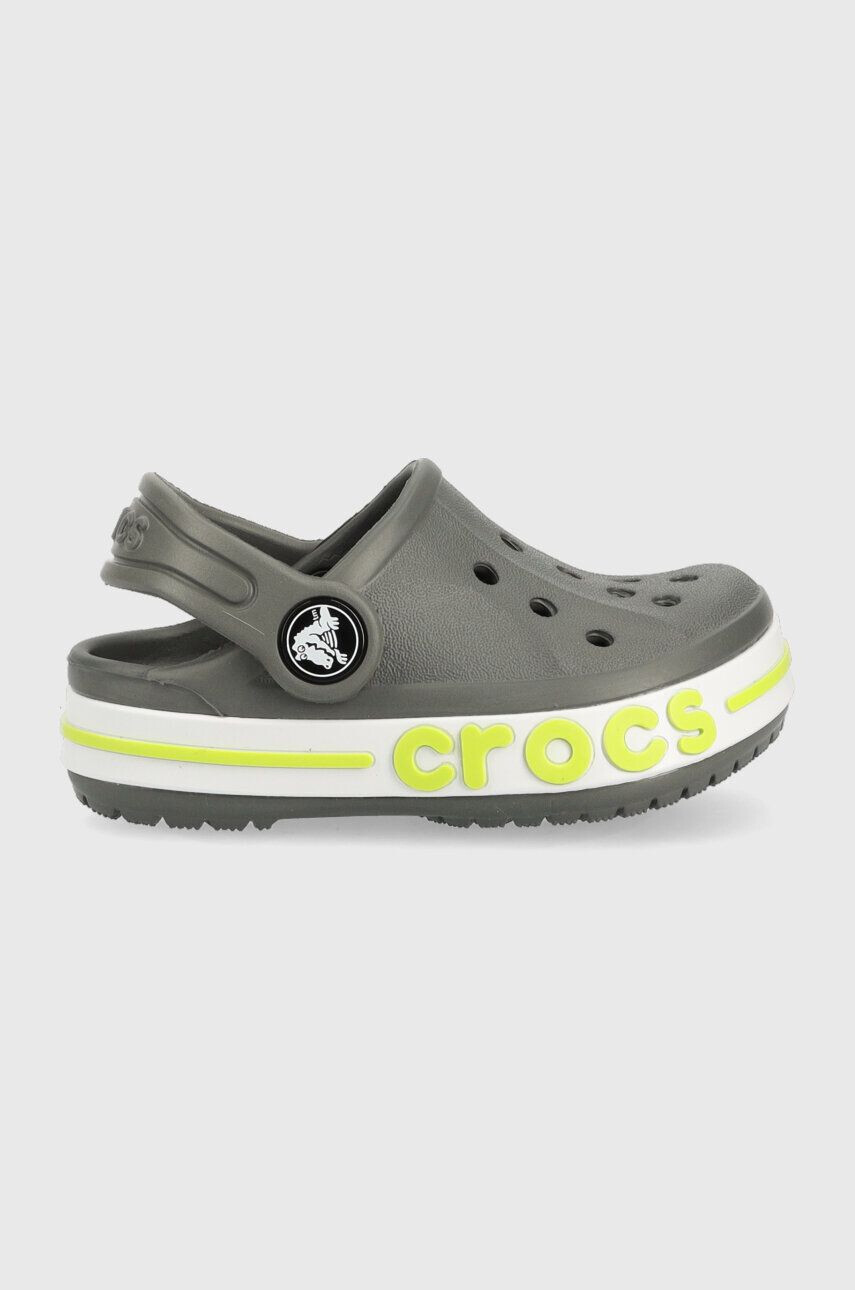 Crocs Dětské pantofle černá barva - Pepit.cz