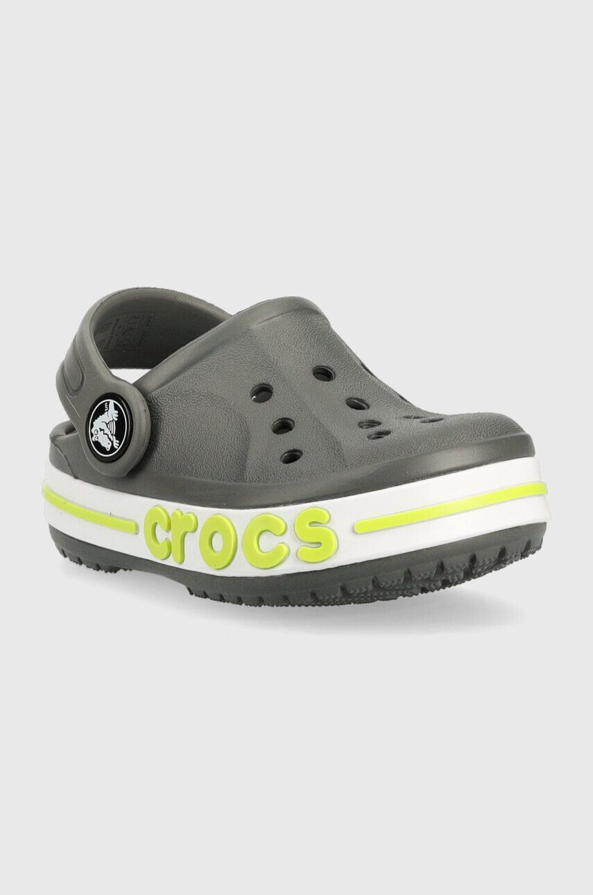 Crocs Dětské pantofle černá barva - Pepit.cz