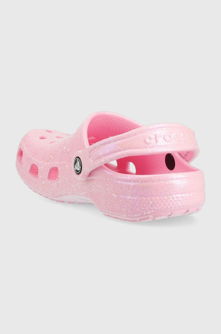 Crocs Dětské pantofle růžová barva - Pepit.cz