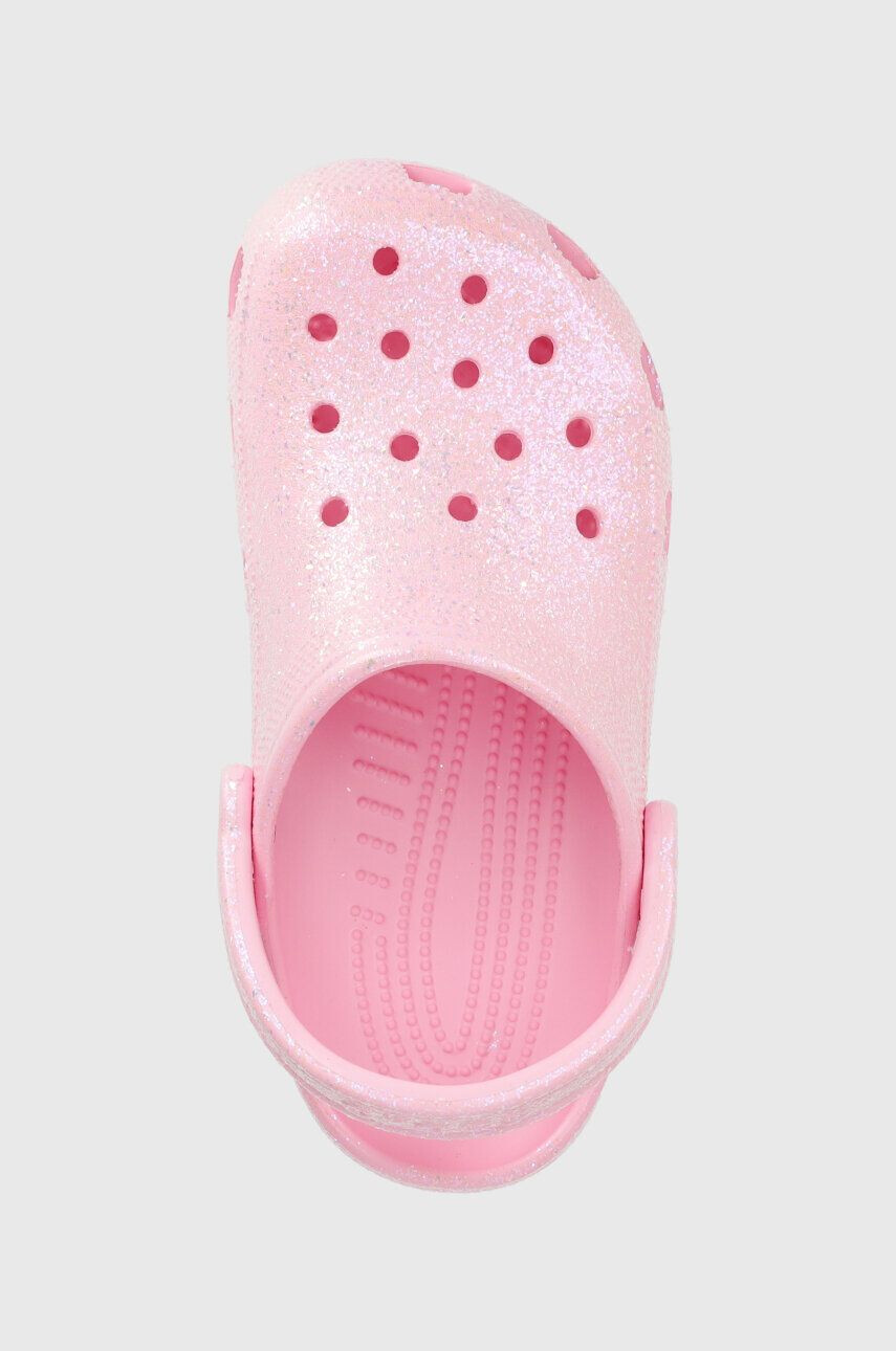 Crocs Dětské pantofle růžová barva - Pepit.cz