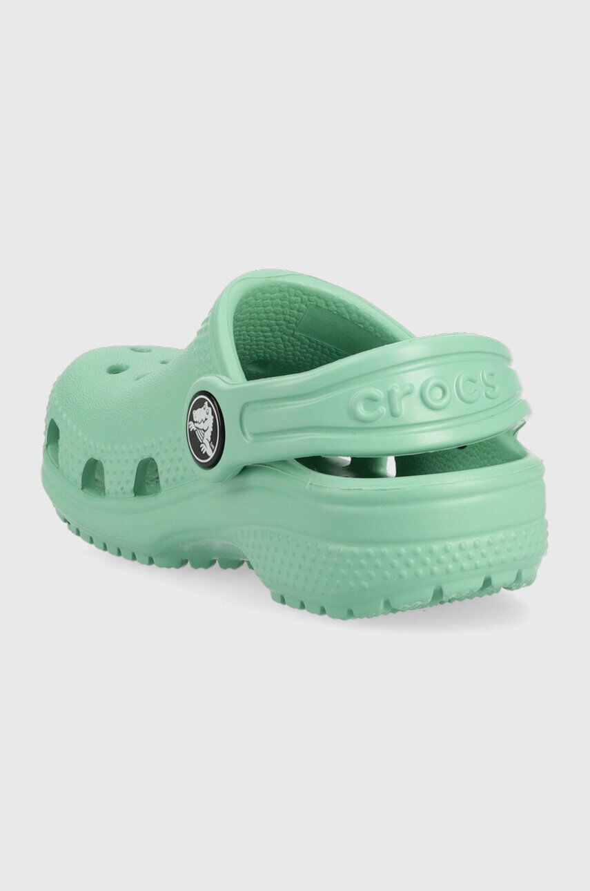 Crocs Dětské pantofle tyrkysová barva - Pepit.cz