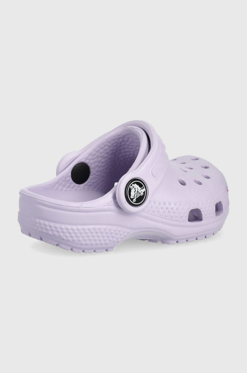 Crocs Dětské pantofle fialová barva - Pepit.cz