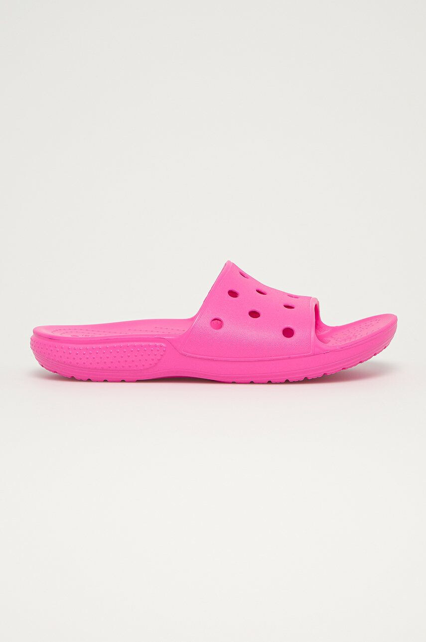 Crocs Dětské pantofle růžová barva - Pepit.cz