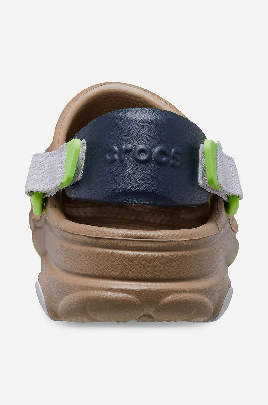 Crocs Dětské pantofle All Terain Kids Clog hnědá barva - Pepit.cz