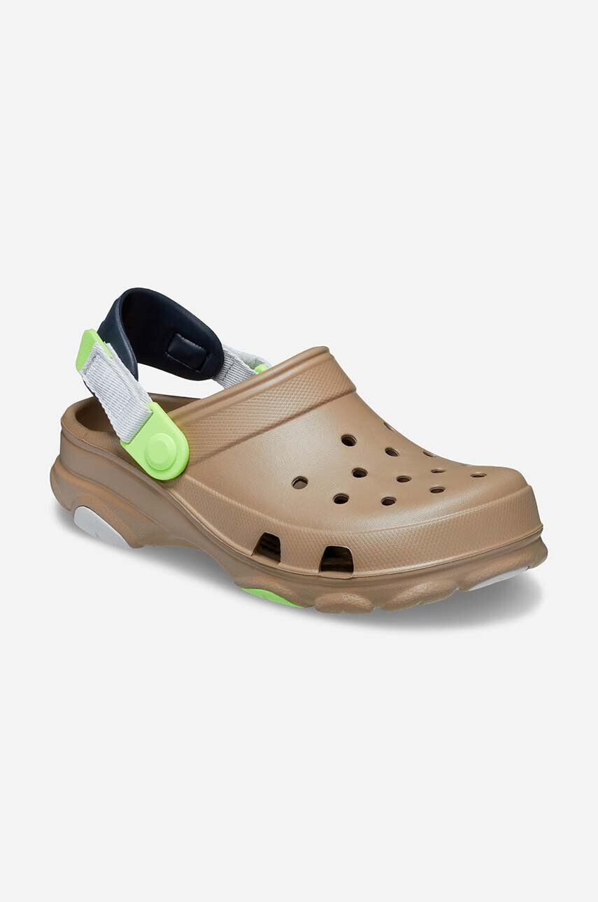 Crocs Dětské pantofle All Terain Kids Clog hnědá barva - Pepit.cz