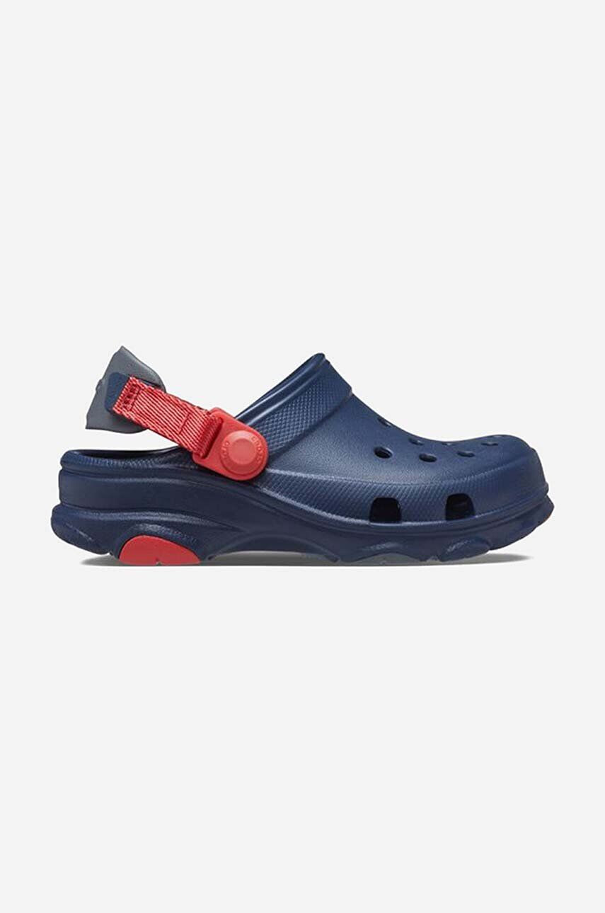 Crocs Dětské pantofle Classic All Terain tmavomodrá barva - Pepit.cz