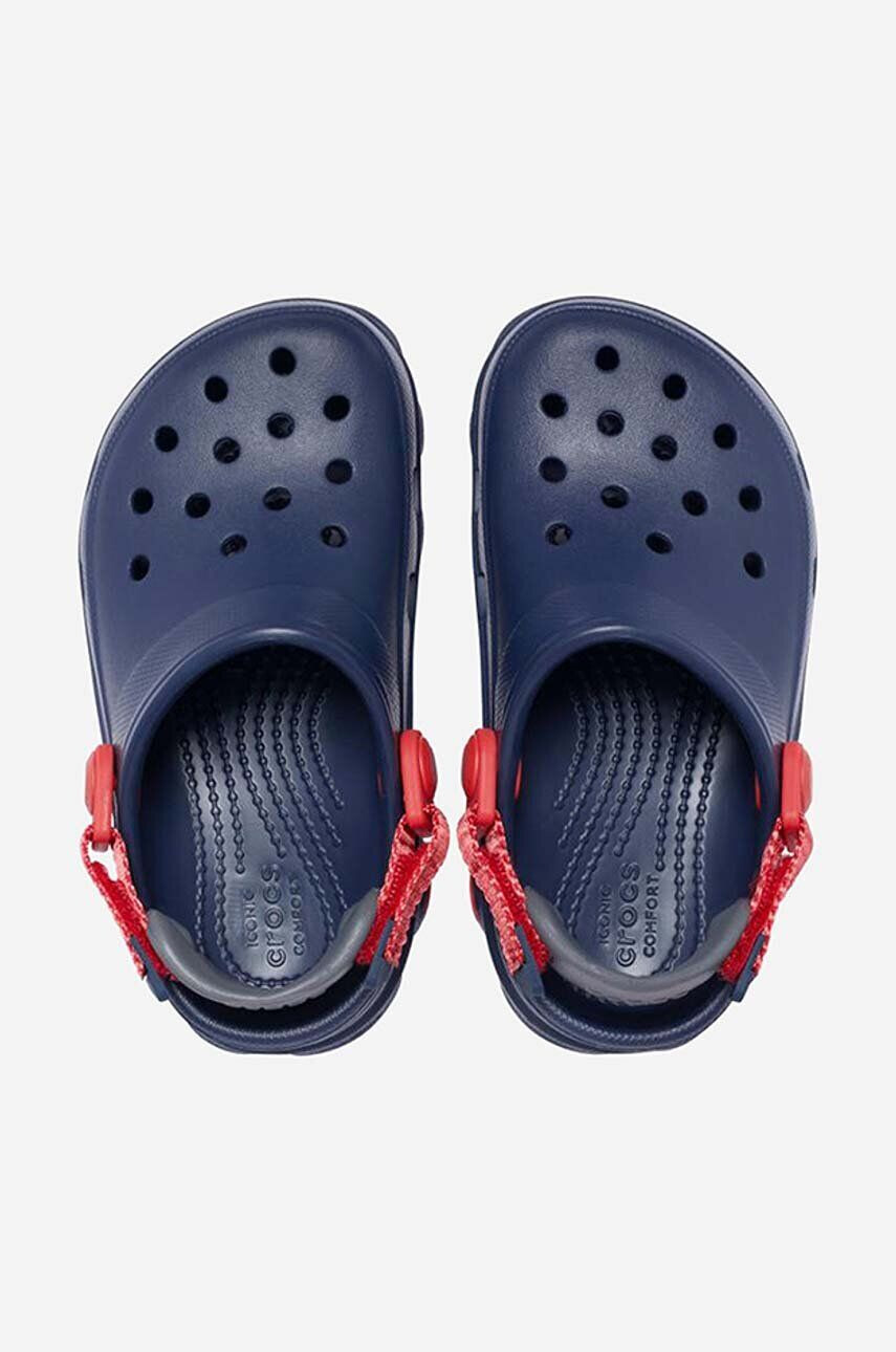 Crocs Dětské pantofle Classic All Terain tmavomodrá barva - Pepit.cz