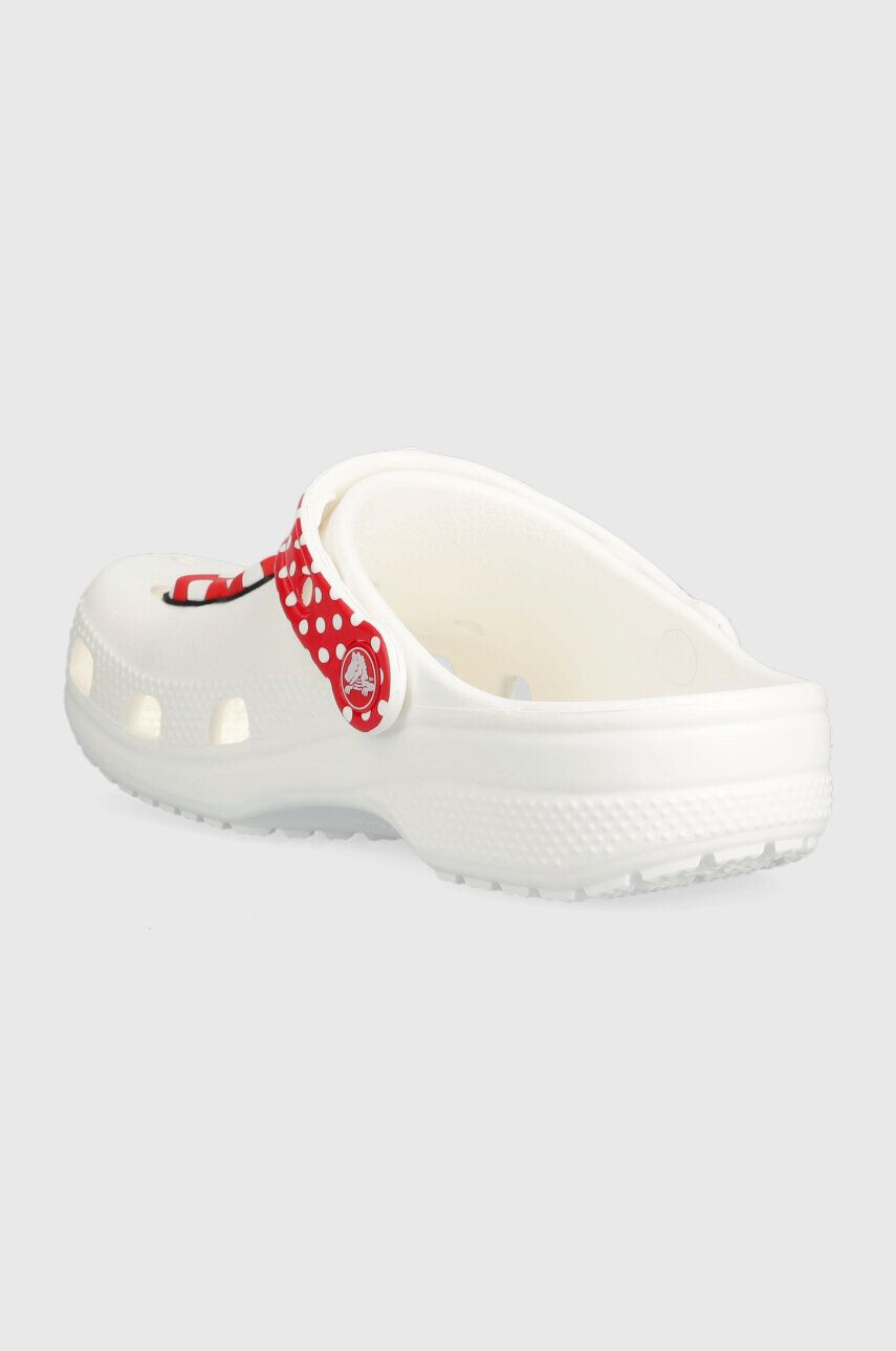 Crocs Dětské pantofle CLASSIC DISNEY MINNIE bílá barva - Pepit.cz