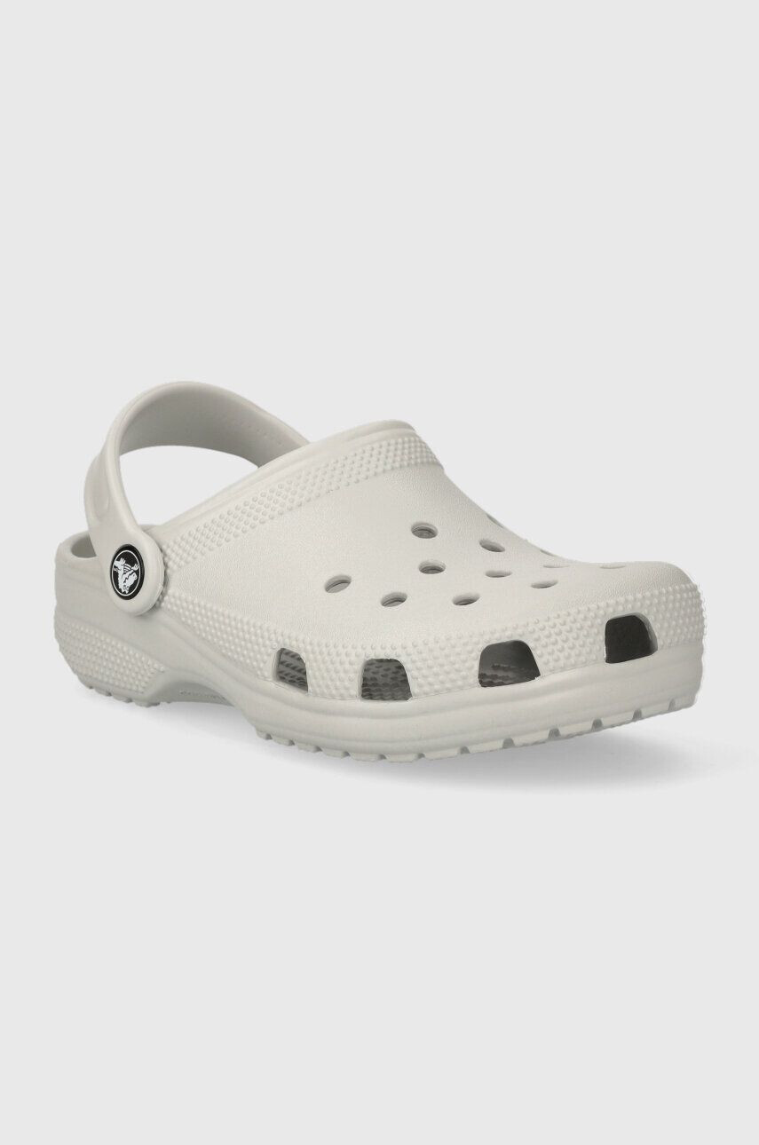 Crocs Dětské pantofle CLASSIC KIDS CLOG šedá barva - Pepit.cz