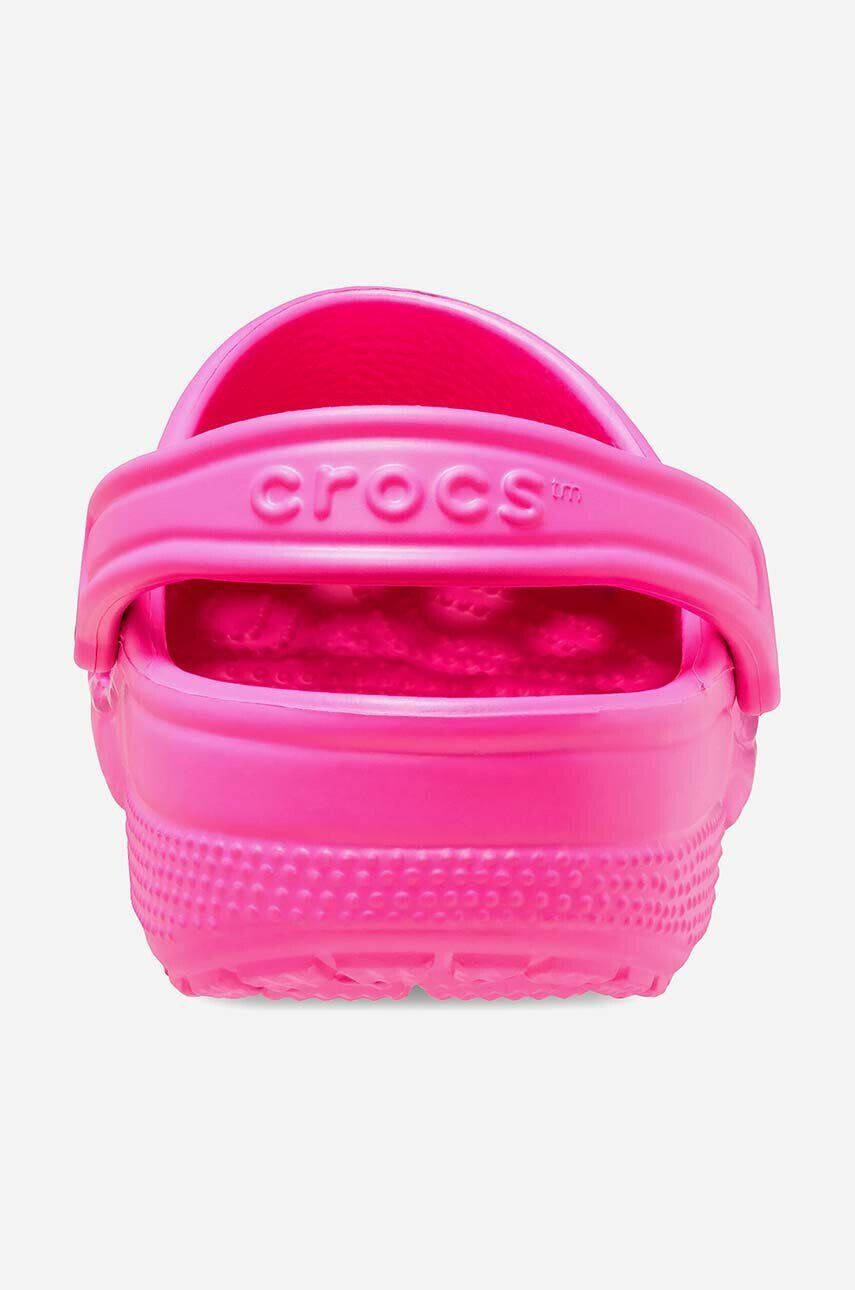 Crocs Dětské pantofle Classic Kids Clog růžová barva - Pepit.cz