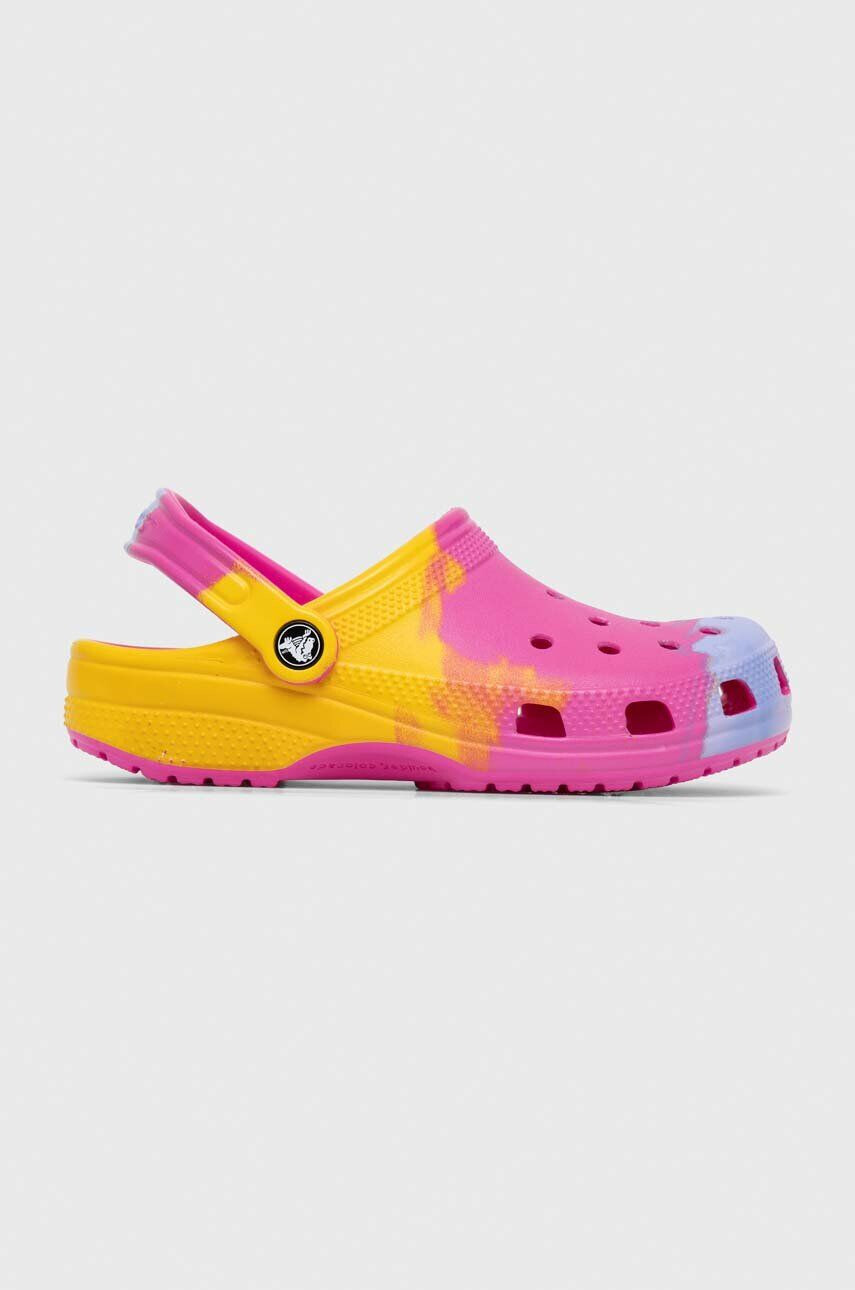 Crocs Dětské pantofle CLASSIC OMBRE CLOG fialová barva - Pepit.cz