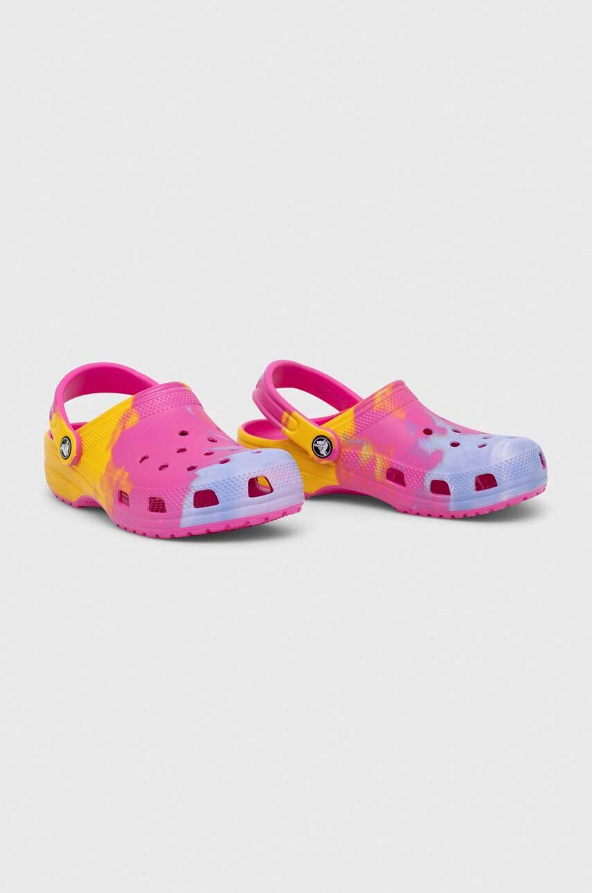 Crocs Dětské pantofle CLASSIC OMBRE CLOG fialová barva - Pepit.cz