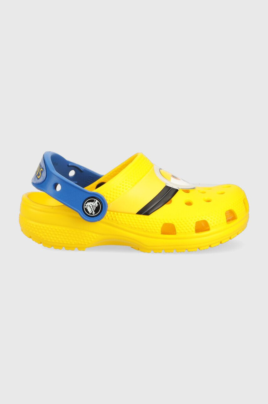 Crocs Dětské pantofle x Minions žlutá barva - Pepit.cz