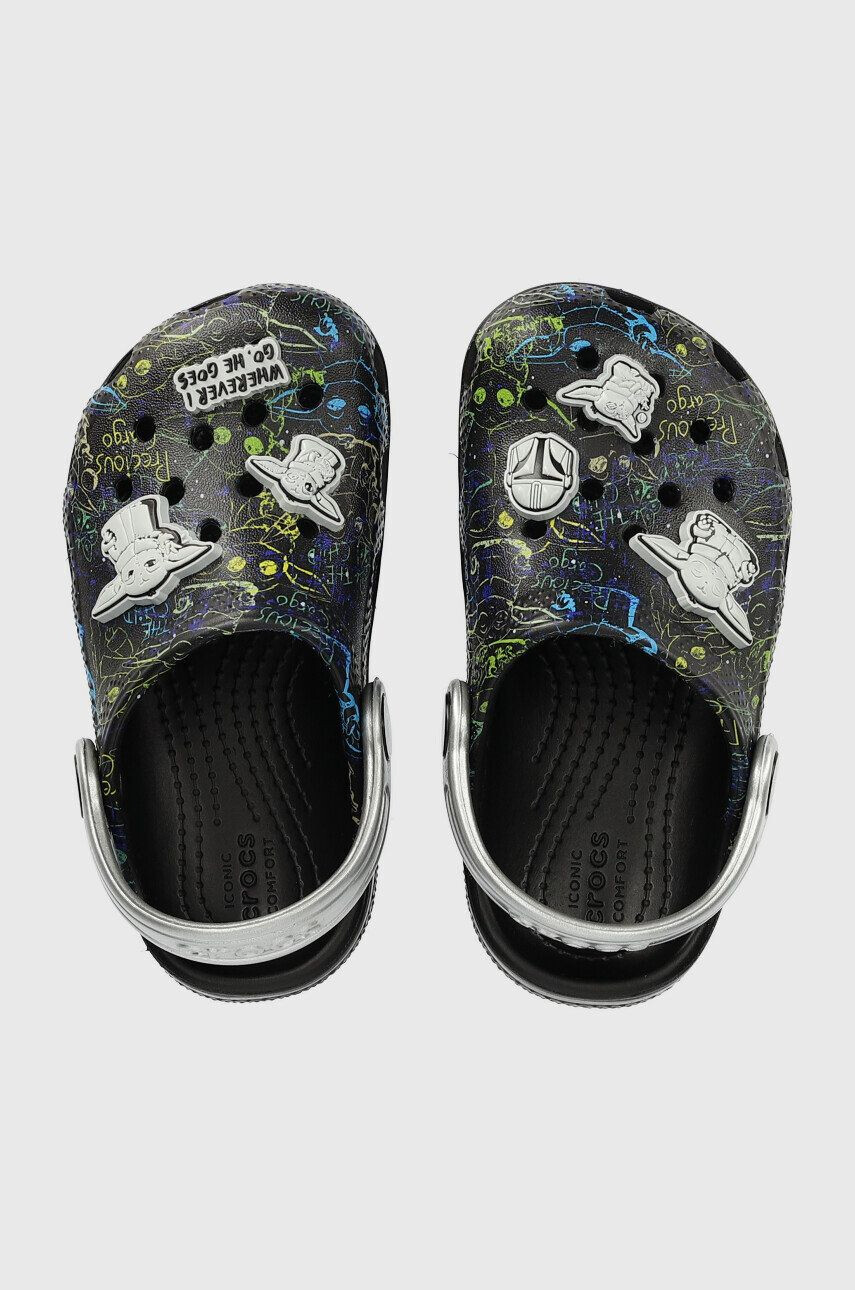 Crocs Dětské pantofle X Star Wars černá barva - Pepit.cz