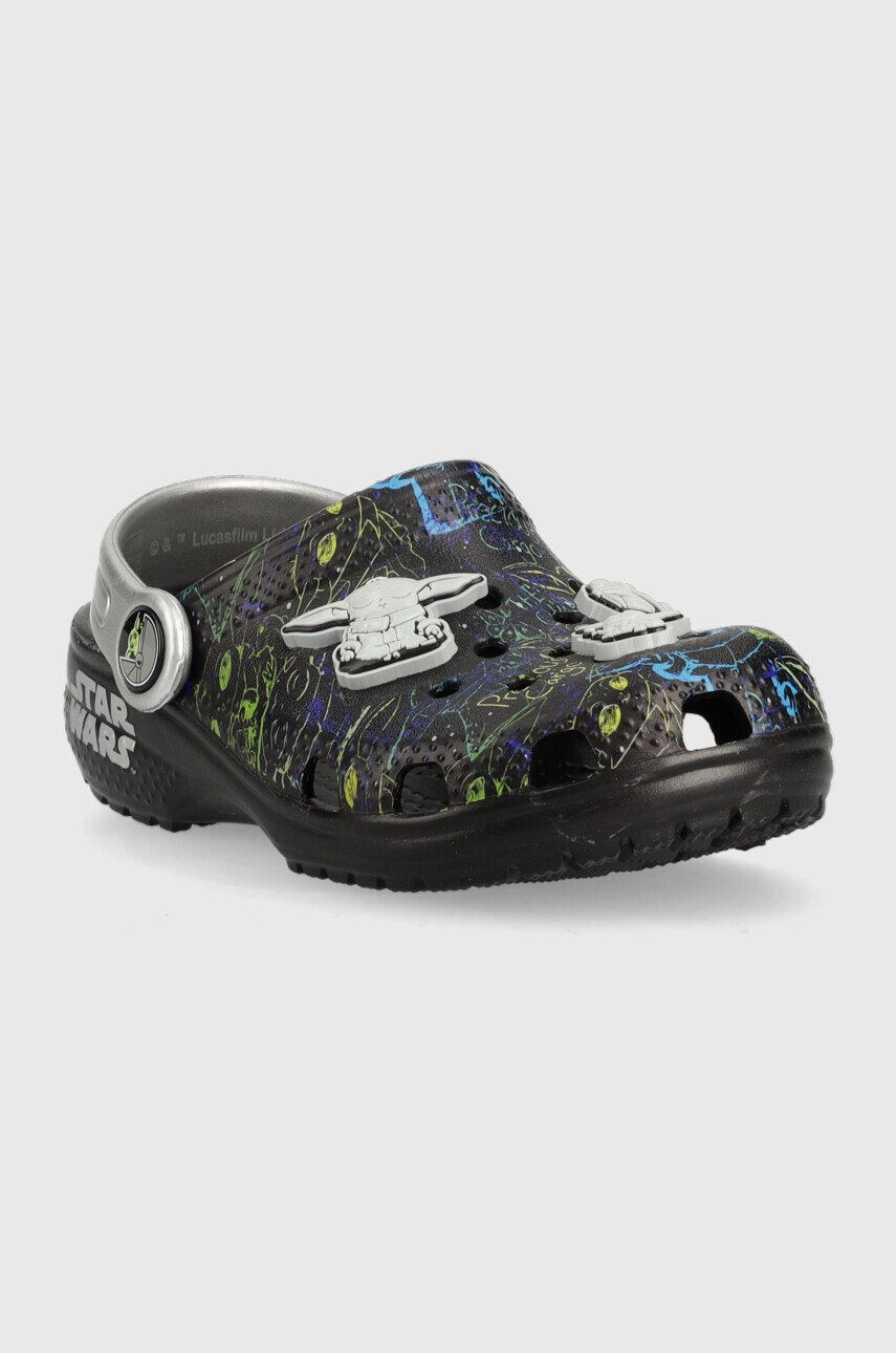 Crocs Dětské pantofle X Star Wars černá barva - Pepit.cz