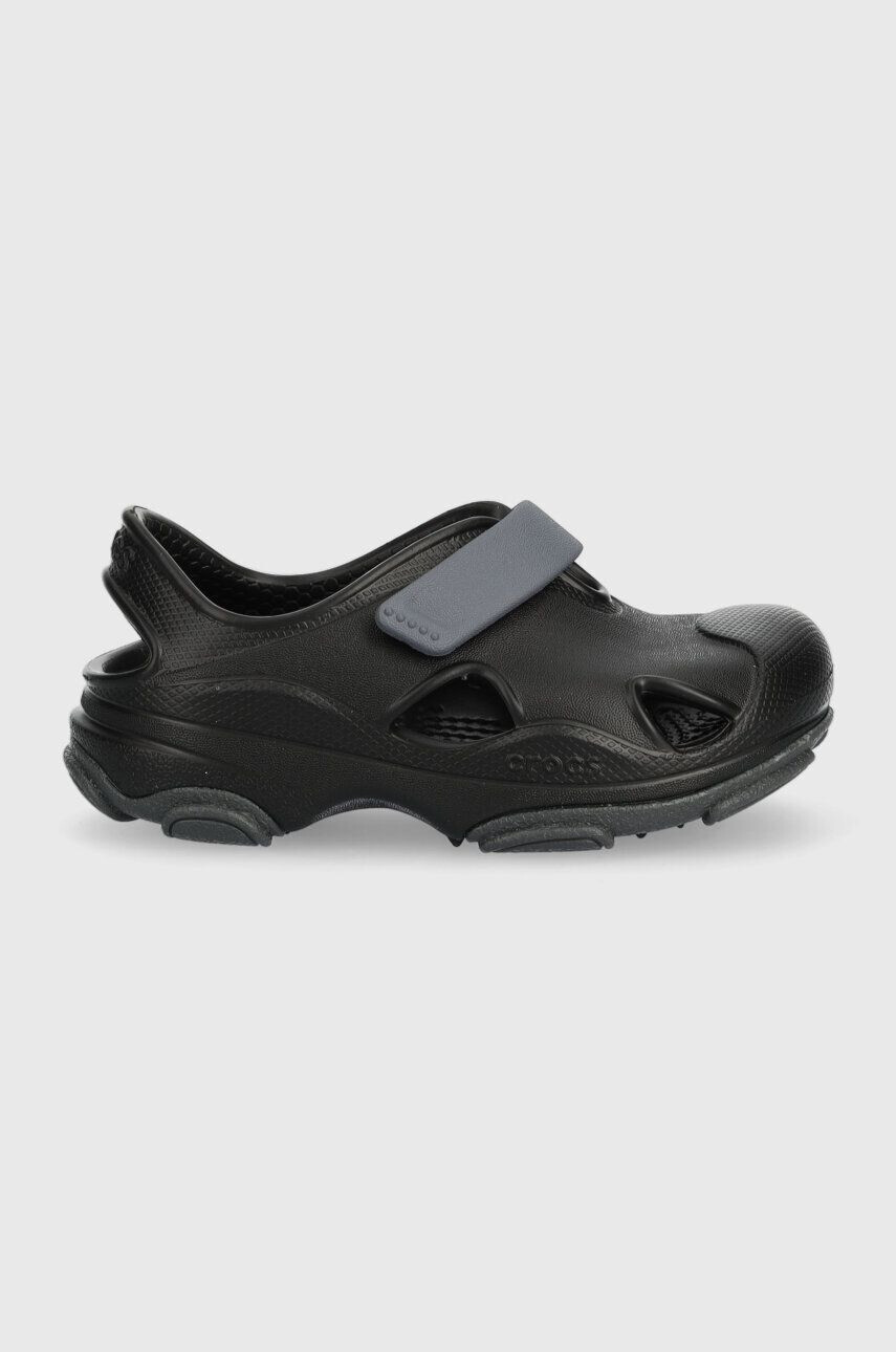 Crocs Dětské sandály ALL TERRAIN FISHERMAN SANDAL černá barva - Pepit.cz