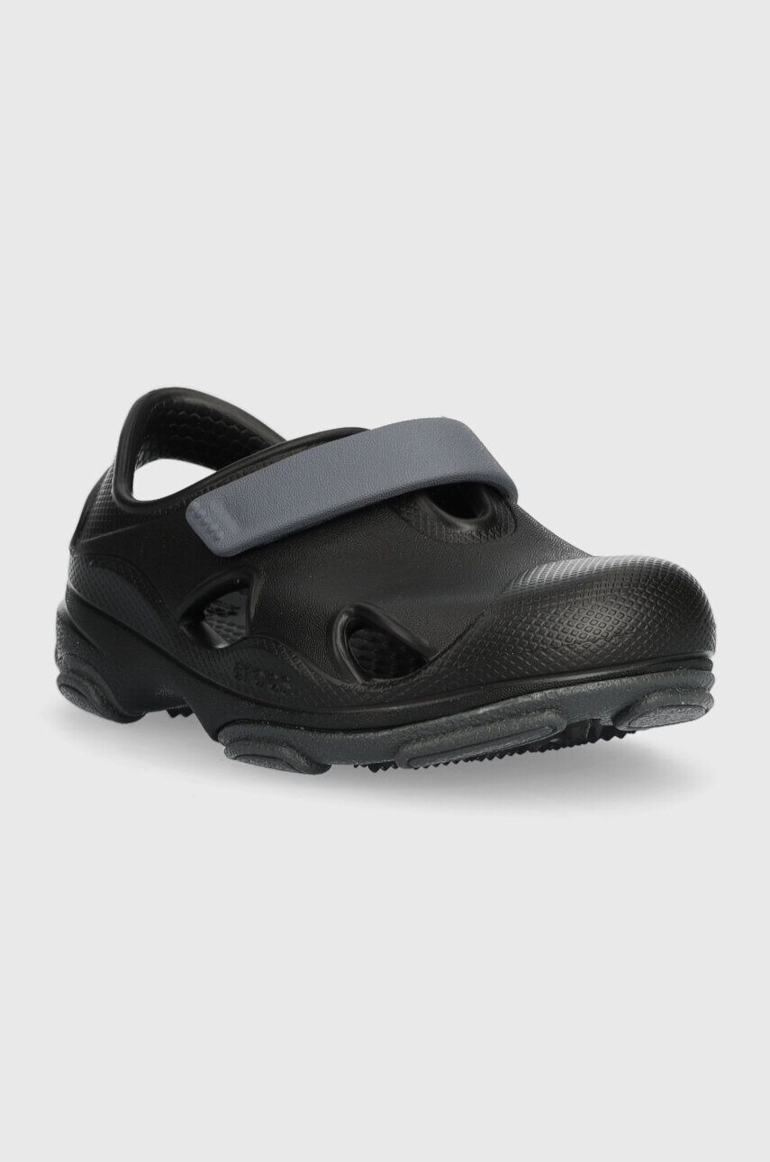 Crocs Dětské sandály ALL TERRAIN FISHERMAN SANDAL černá barva - Pepit.cz