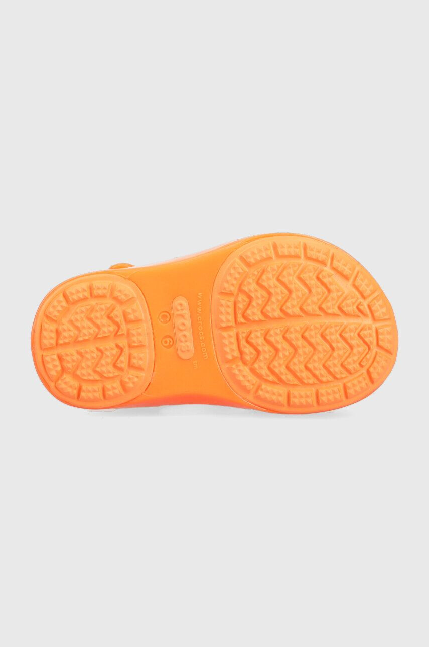 Crocs Dětské sandály ISABELLA CHARM SANDAL oranžová barva - Pepit.cz