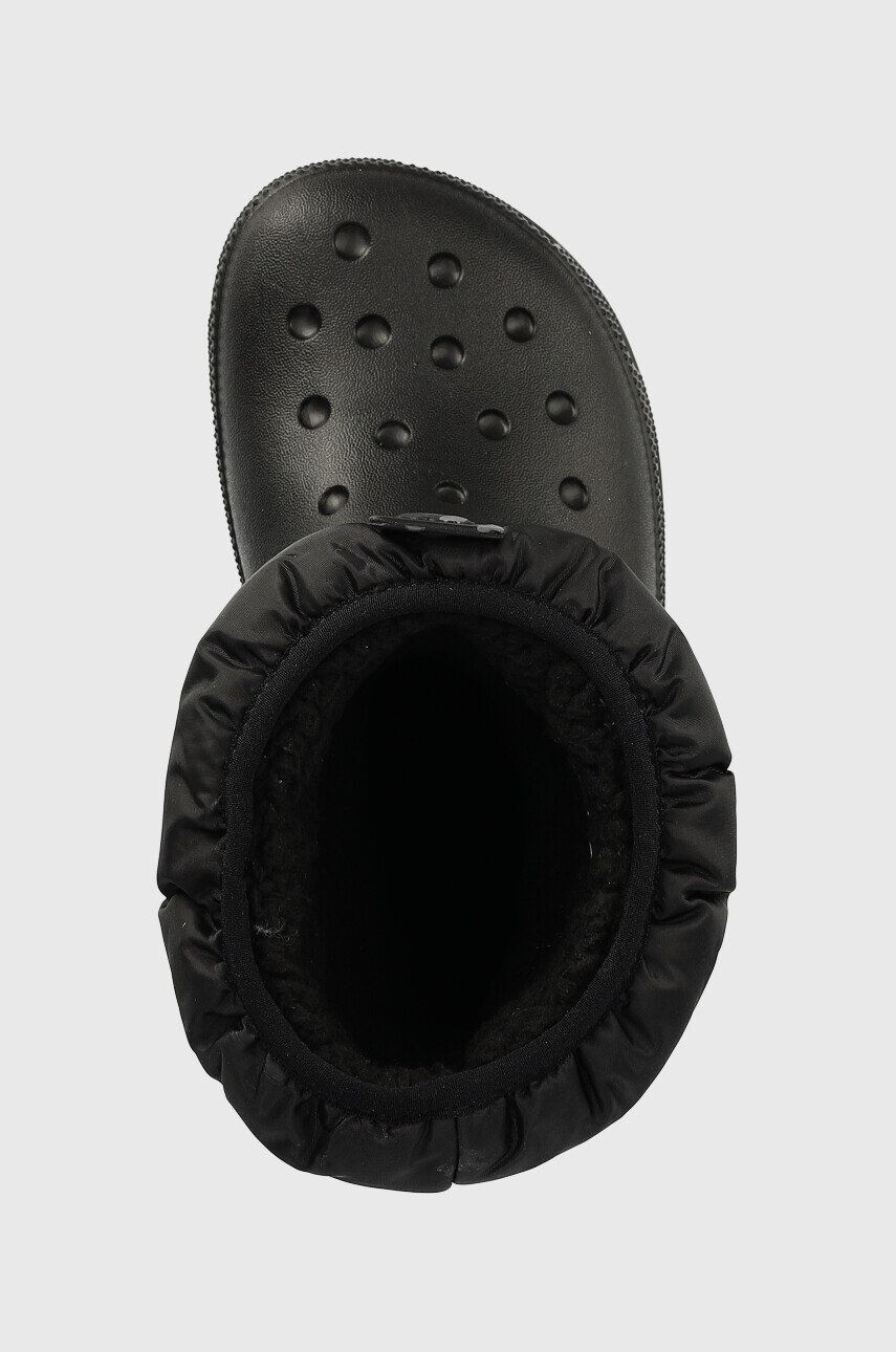 Crocs Dětské sněhule černá barva - Pepit.cz