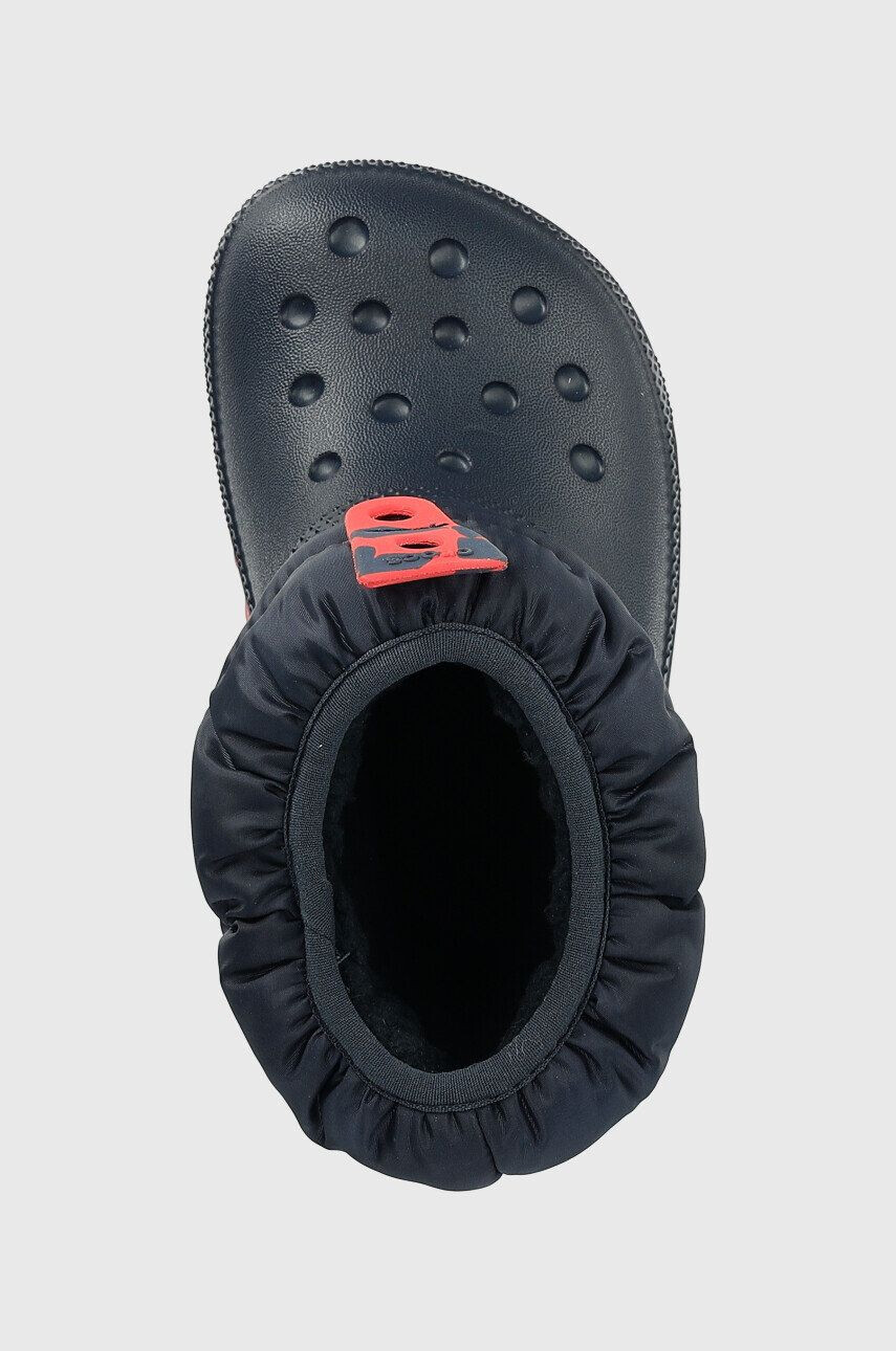 Crocs Dětské sněhule tmavomodrá barva - Pepit.cz