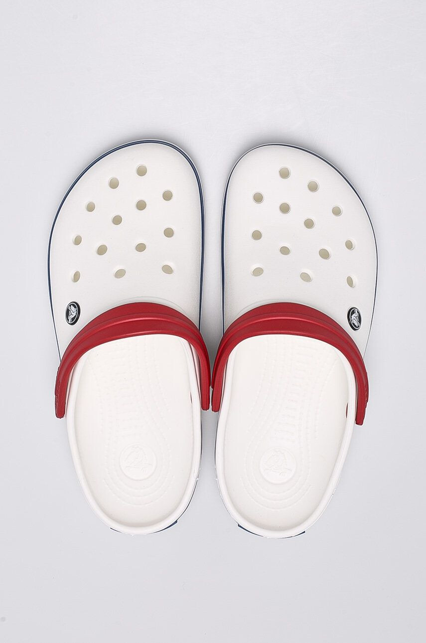 Crocs Pantofle CROCBAND 11016 pánské bílá barva - Pepit.cz