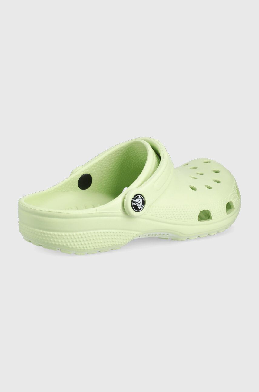 Crocs Pantofle zelená barva - Pepit.cz