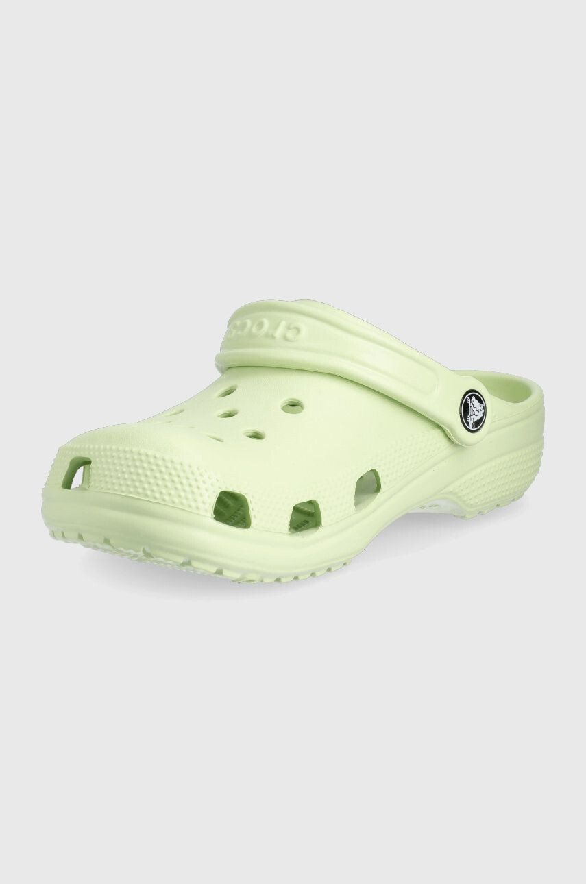 Crocs Pantofle zelená barva - Pepit.cz