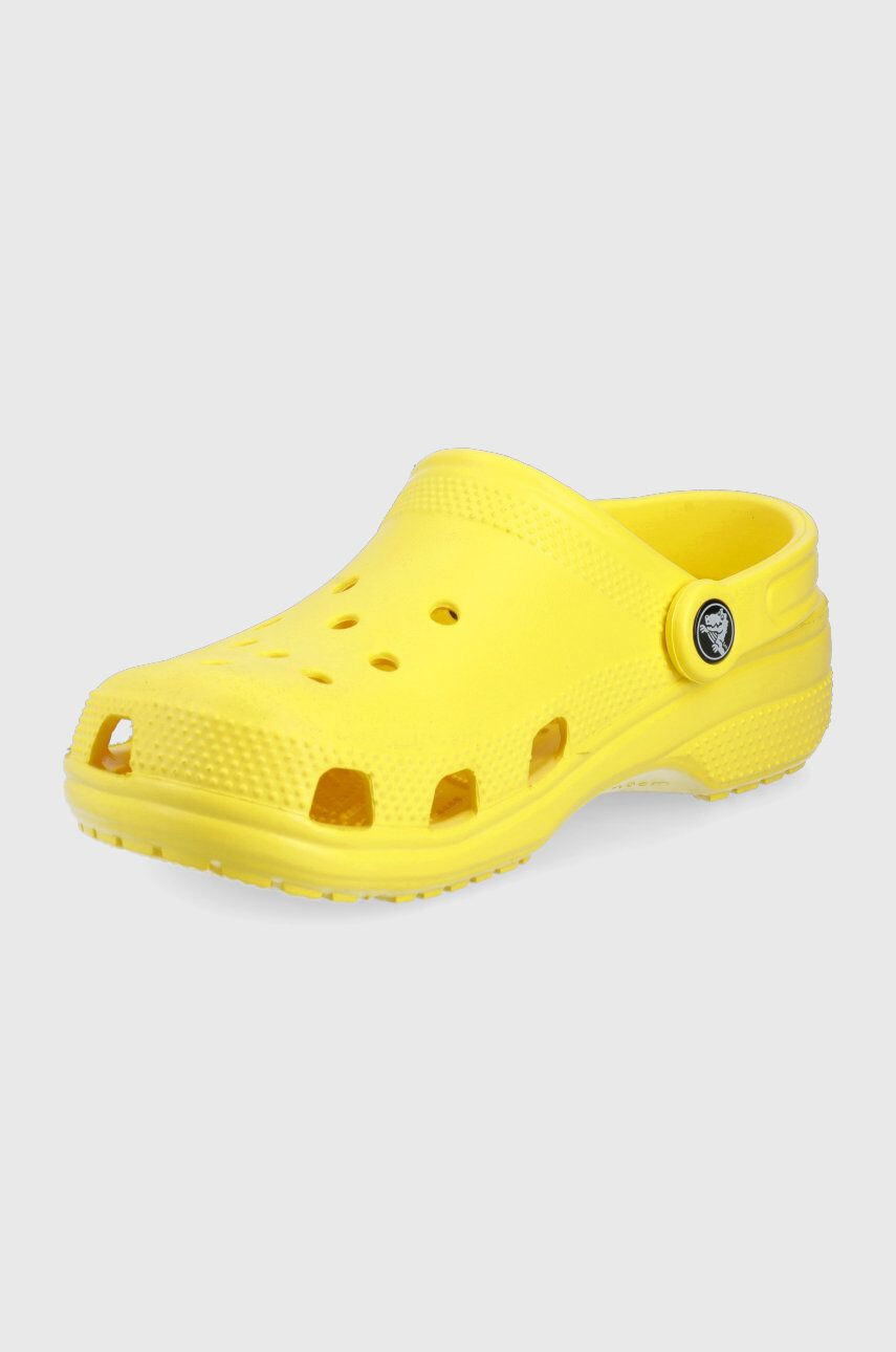 Crocs Pantofle žlutá barva - Pepit.cz