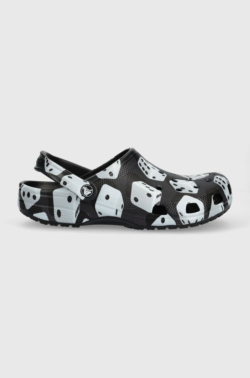 Crocs Pantofle Classic Dice Clog černá barva 208762 - Pepit.cz