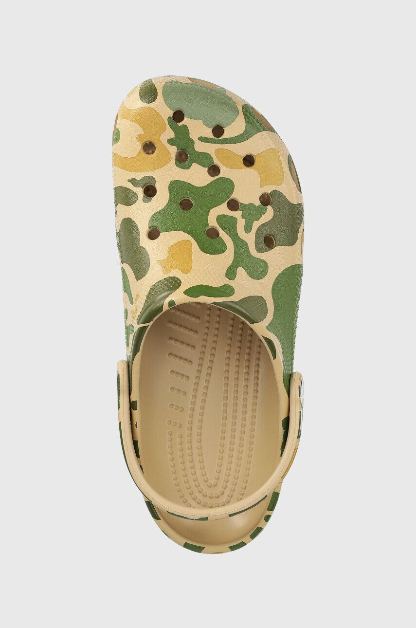 Crocs Pantofle Classic Printed Camo Clog pánské zelená barva 206454.2Y6.M-CHAI.TAN - Pepit.cz