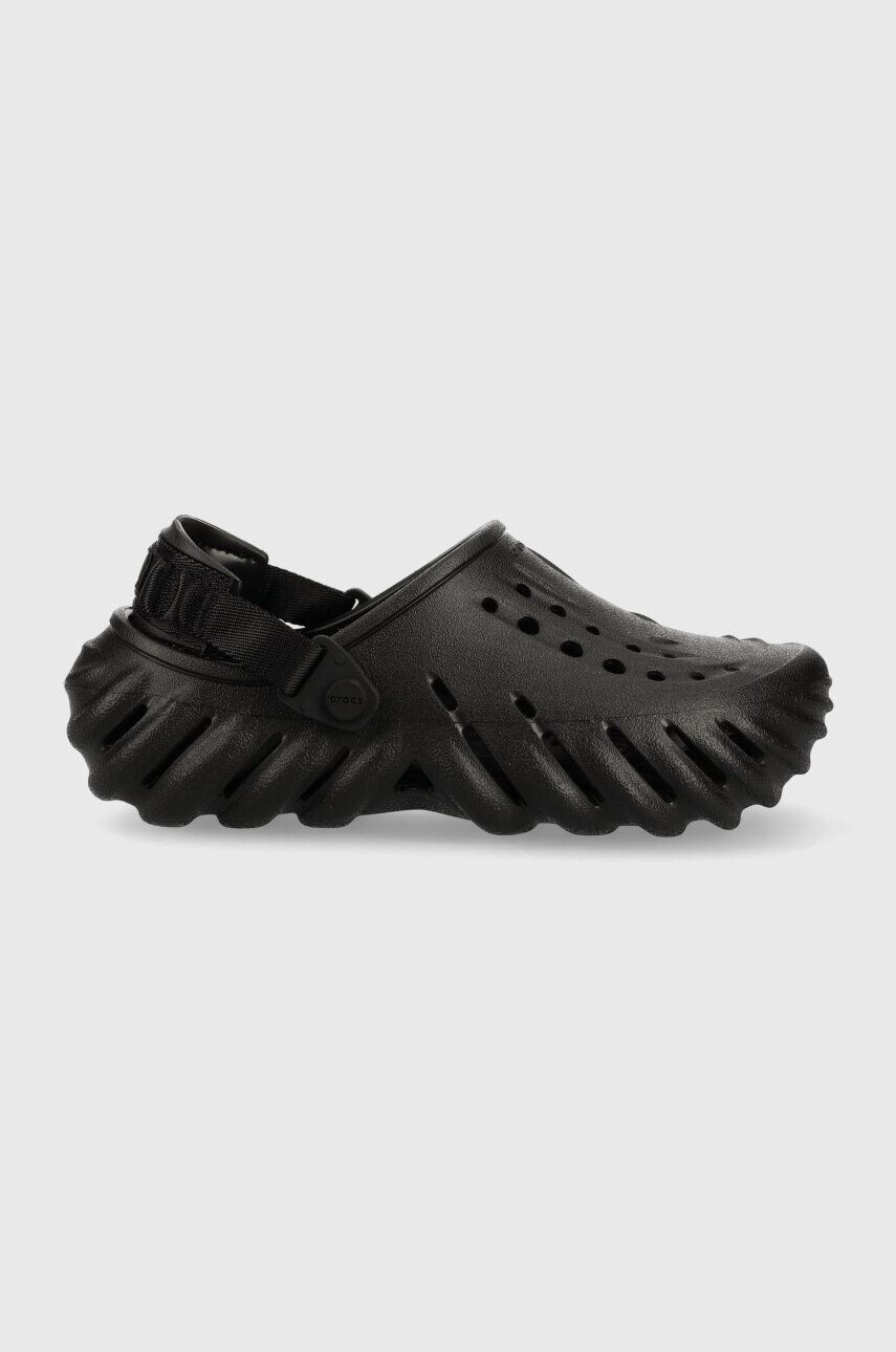 Crocs Pantofle Echo Clog černá barva 207937 - Pepit.cz