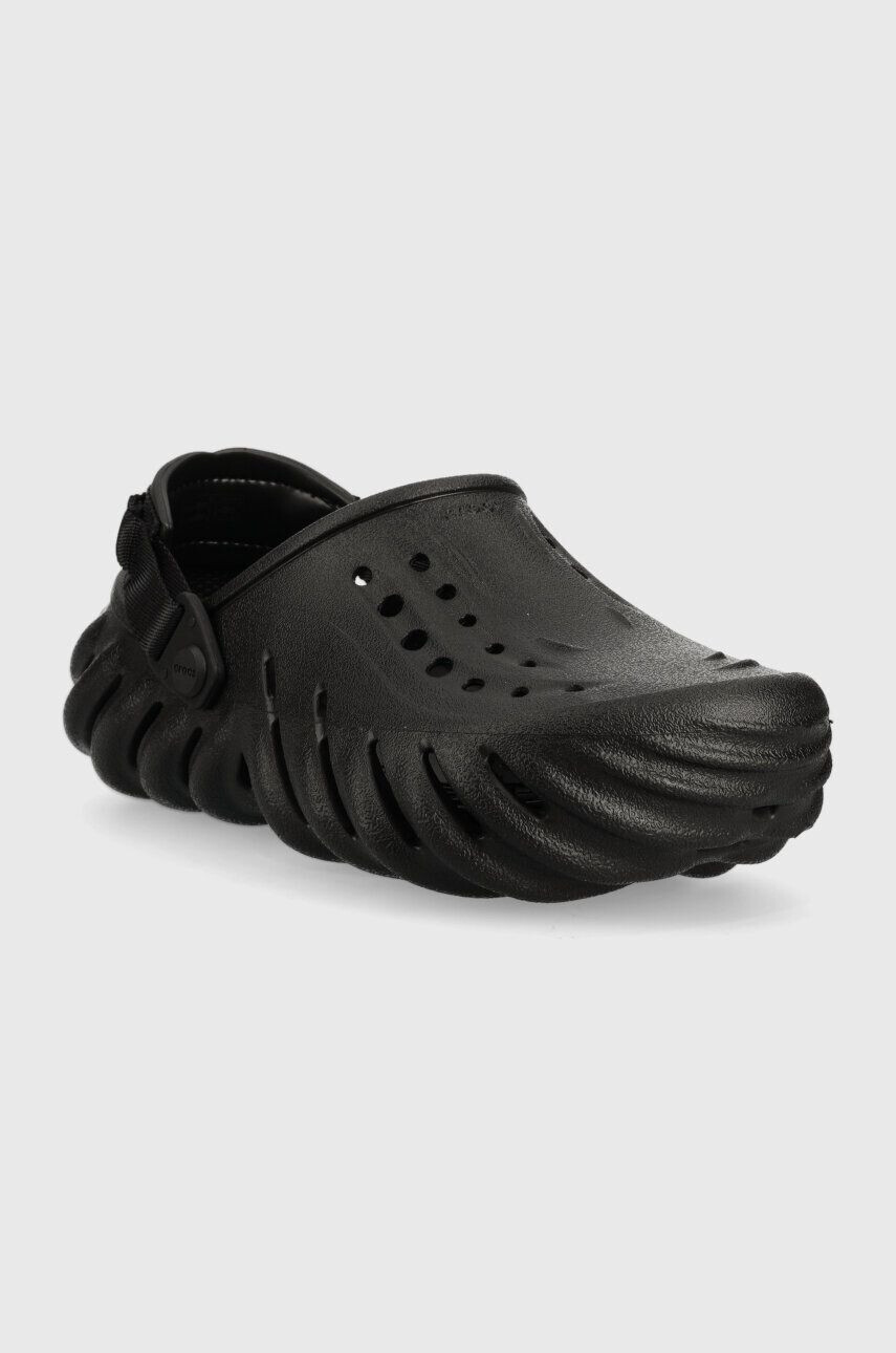 Crocs Pantofle Echo Clog černá barva 207937 - Pepit.cz